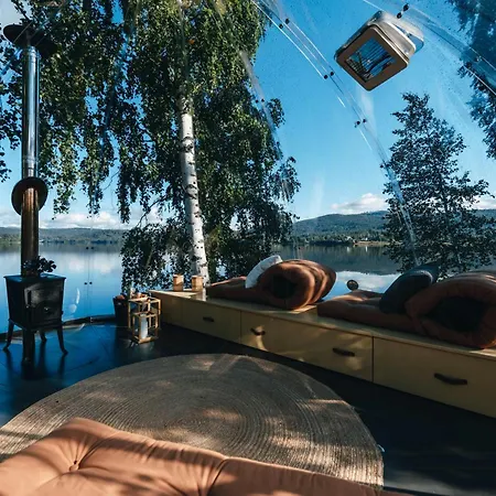 Dom wakacyjny Glass Igloo With 360-degree Views In Krodsherad *