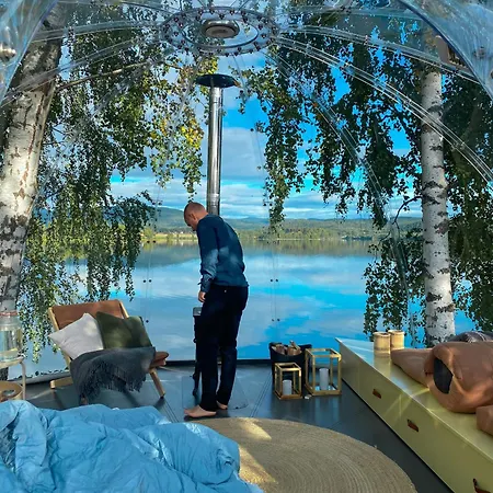 Glass Igloo With 360-degree Views In Krodsherad Dom wakacyjny