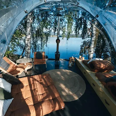 Glass Igloo With 360-degree Views In Krodsherad בית נופש *